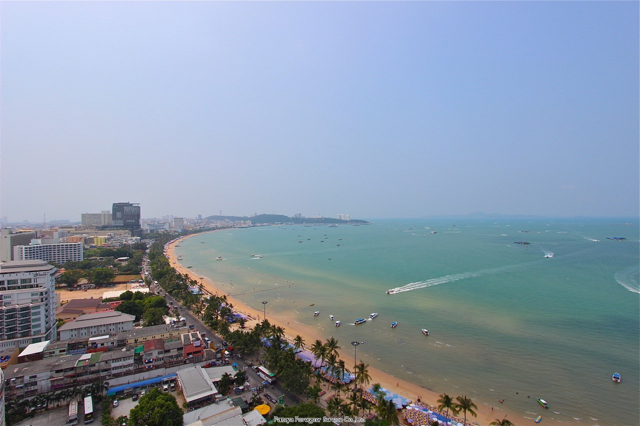 Modern condo in a five star building with a 5 star view Condos  For rent in North Pattaya