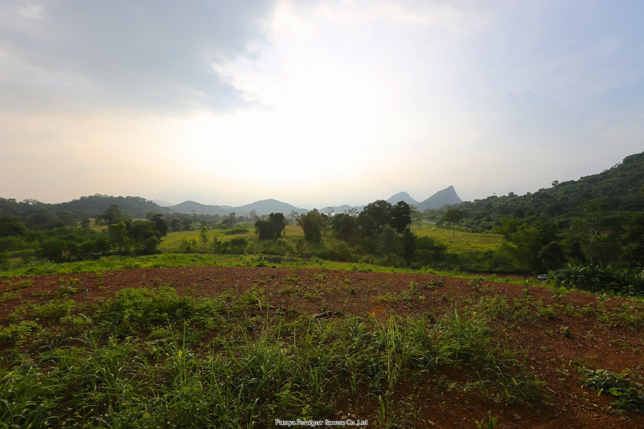 Land with great views at Silverlake Land  For sale in Na Jomtien