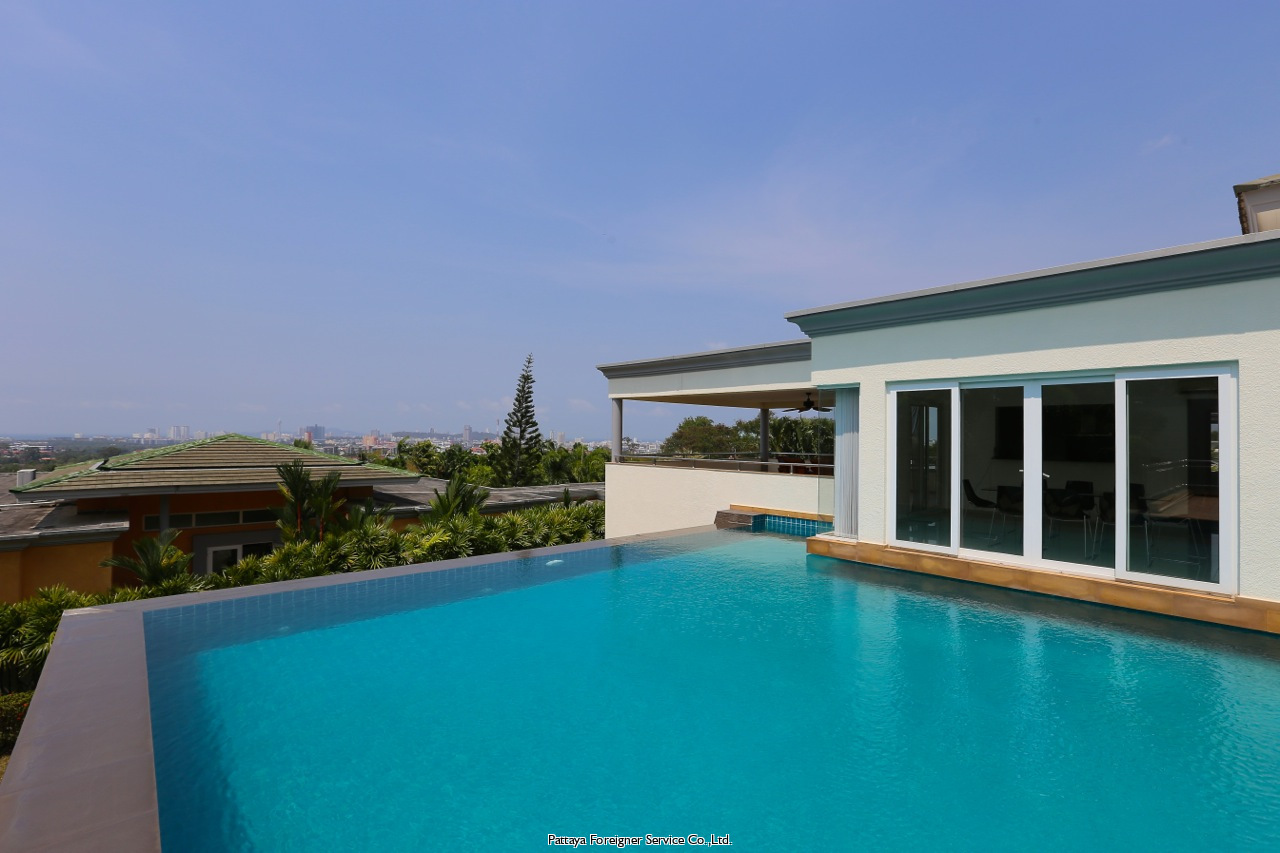 Pool Villa with amazing view Houses  For rent in East Pattaya